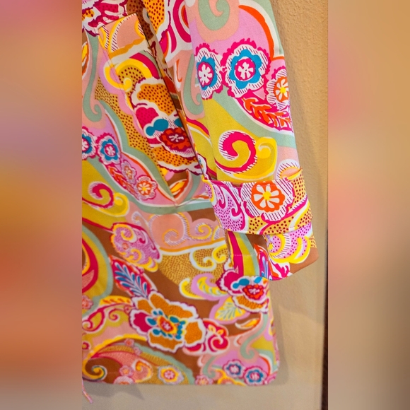 Colorful light jacket by Harve Benard. Women's 4P. Tailored. - Picture 12 of 13